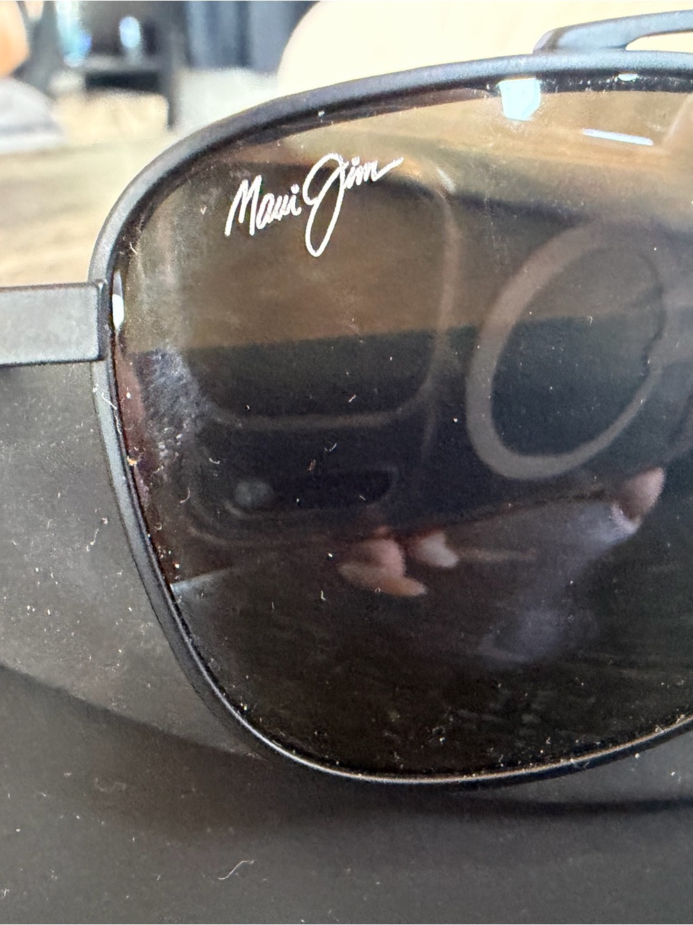 Maui Jim Matte Black Polarized Sunglasses with Dark Lenses - Picture 5 of 8